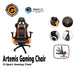 NEOLUTION ARTEMIS GAMING CHAIR BLACK-ORANGE