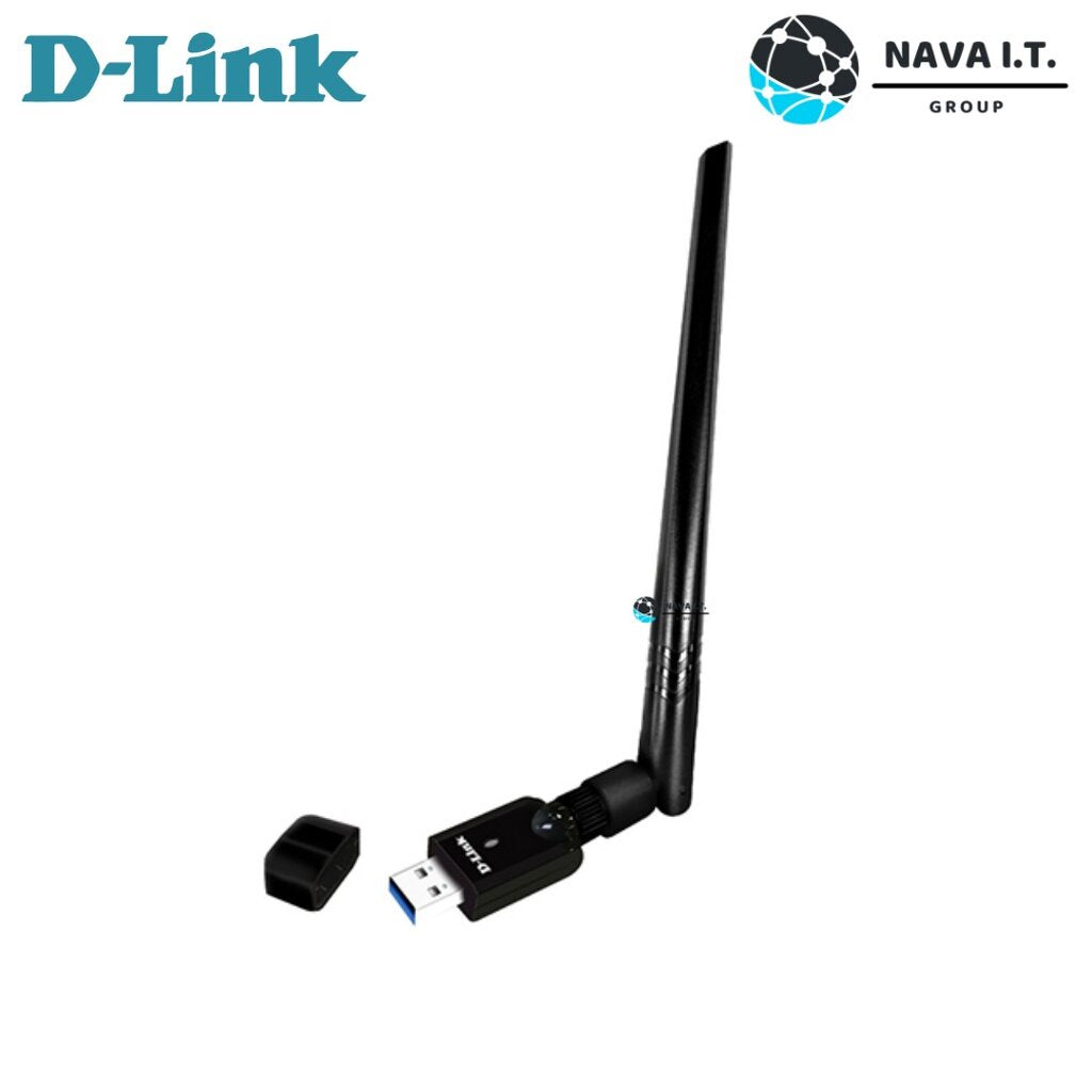 D-LINK DWA-185 (300) WIRELESS AC1200 DUAL BAND USB 3.0 ADAPTER ประกันตลอดการใช้งาน