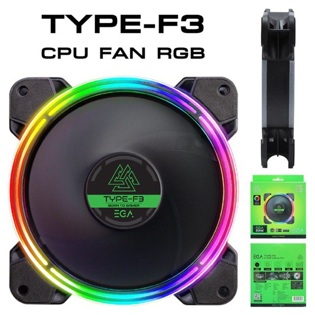 EGA TYPE F3 CASE FAN RGB
