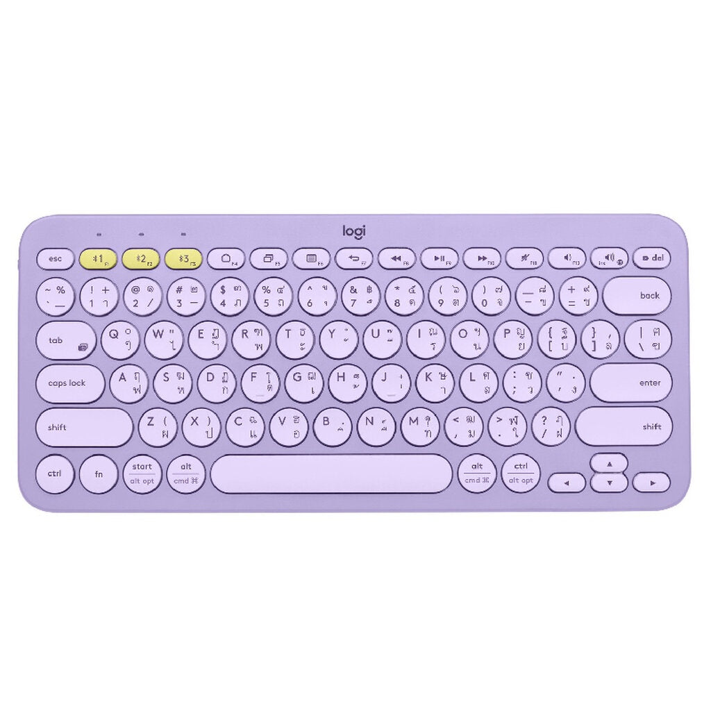 LOGITECH K380 MULTI-DEVICE BLUETOOTH KEYBOARD (ม่วง/LAVENDER)