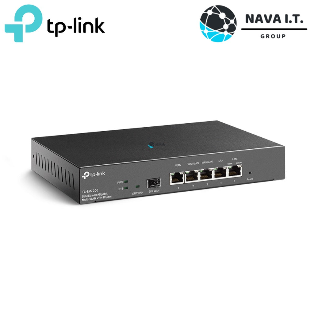 TP-LINK ER7206 5-PORT OMADA GIGABIT MULTI-WAN VPN ROUTER