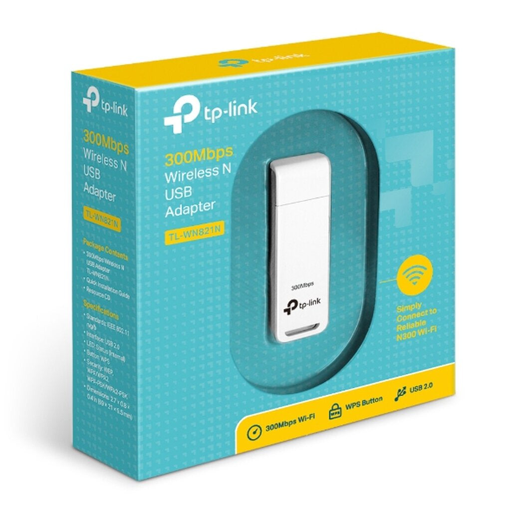TP-Link TL-WN821N V.6 N300 Wireless USB Adapter
