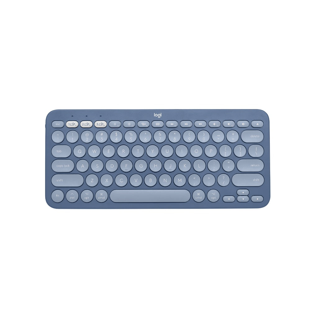 คีย์บอร์ดไร้สาย Logitech K380 MULTI-DEVICE BLUETOOTH KEYBOARD (Blueberry)
