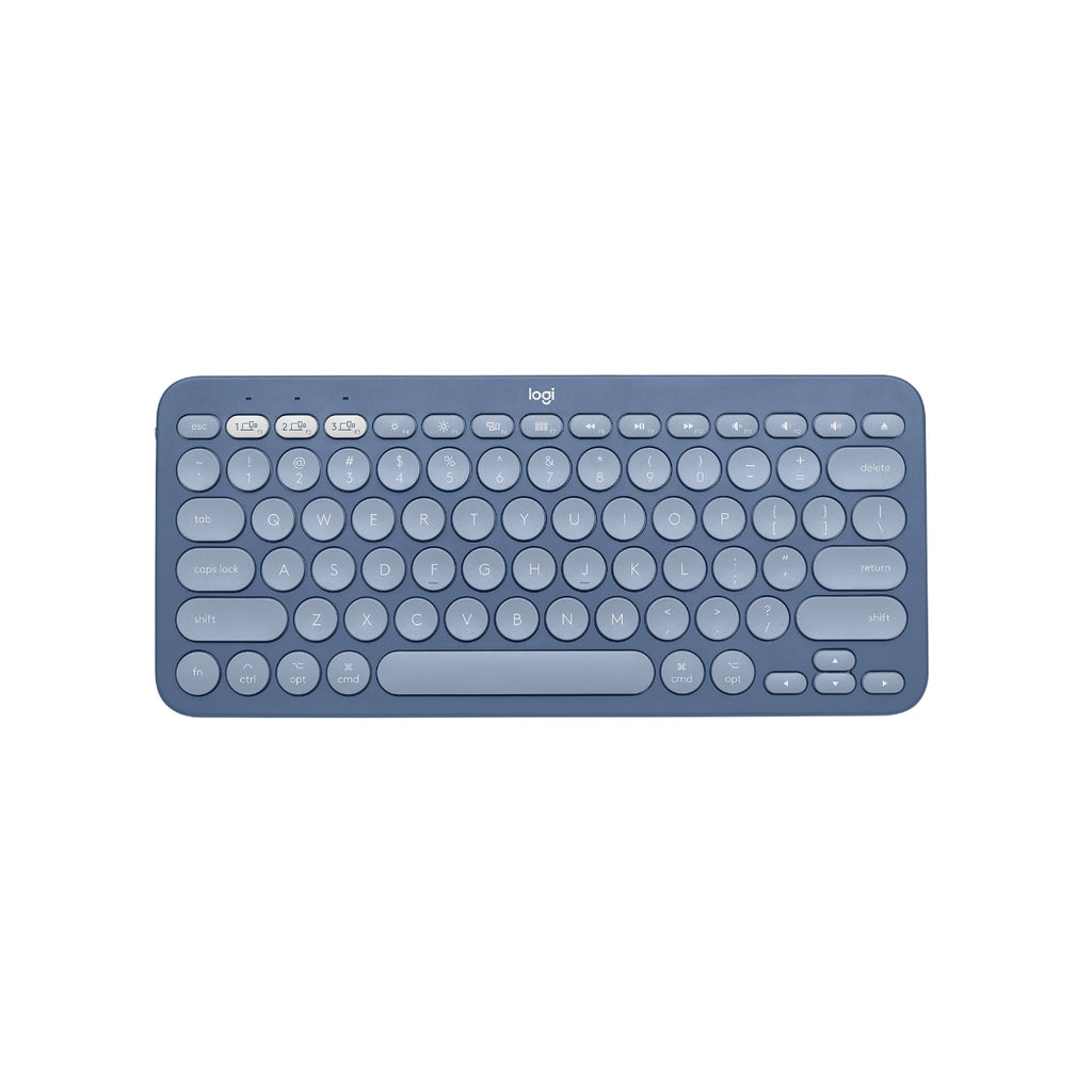 LOGITECH K380 คีย์บอร์ดไร้สาย MULTI-DEVICE BLUETOOTH KEYBOARD (BLUEBERRY)