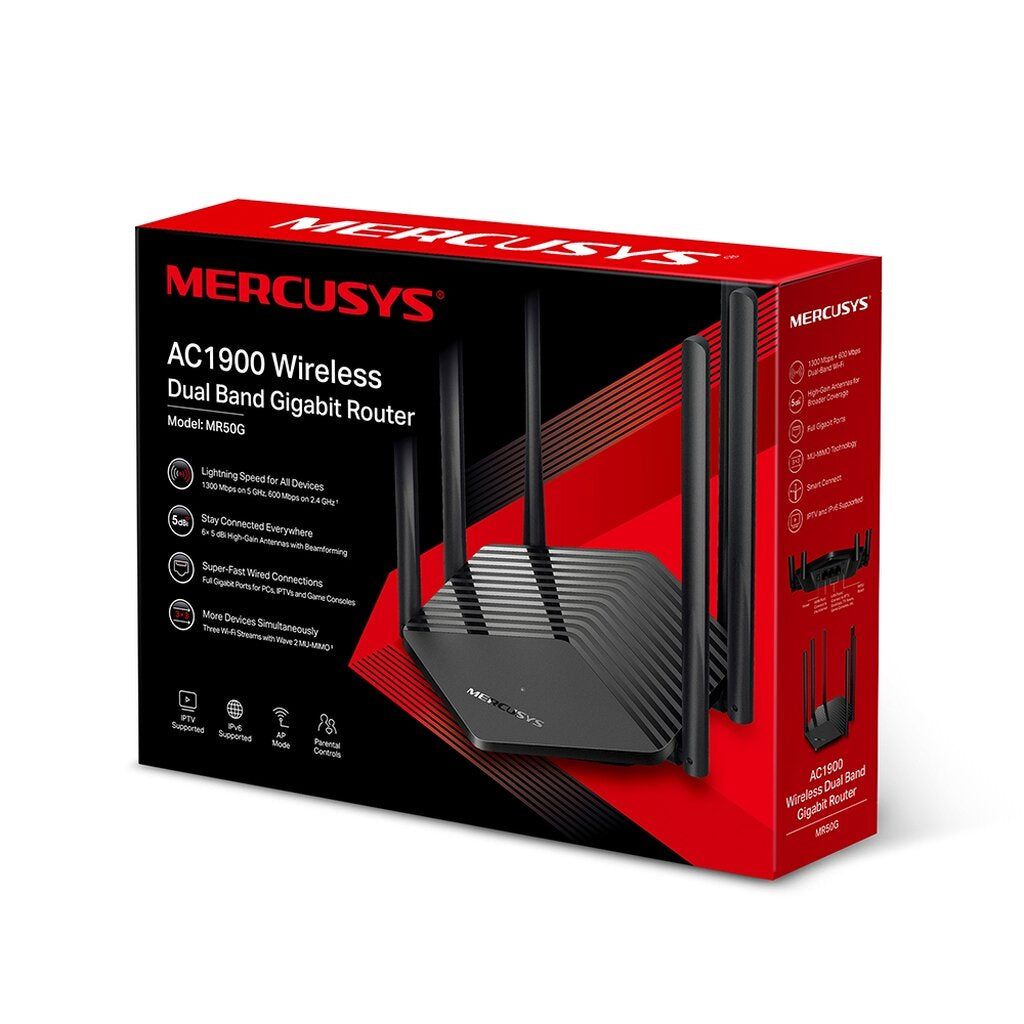 Router MERCUSYS (MSS-MR50G) Wireless AC1900 Dual Band Gigabit