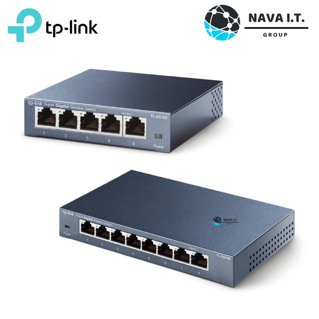 TP-LINK SWITCH HUB (สวิตซ์ฮับ)TL-SG105 5 PORTS TL-SG108 8 PORTS GIGABIT PORT