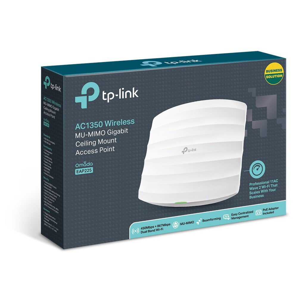 TP-LINK EAP225 ACCESS POINT WIRELESS AC1350 GIGABIT