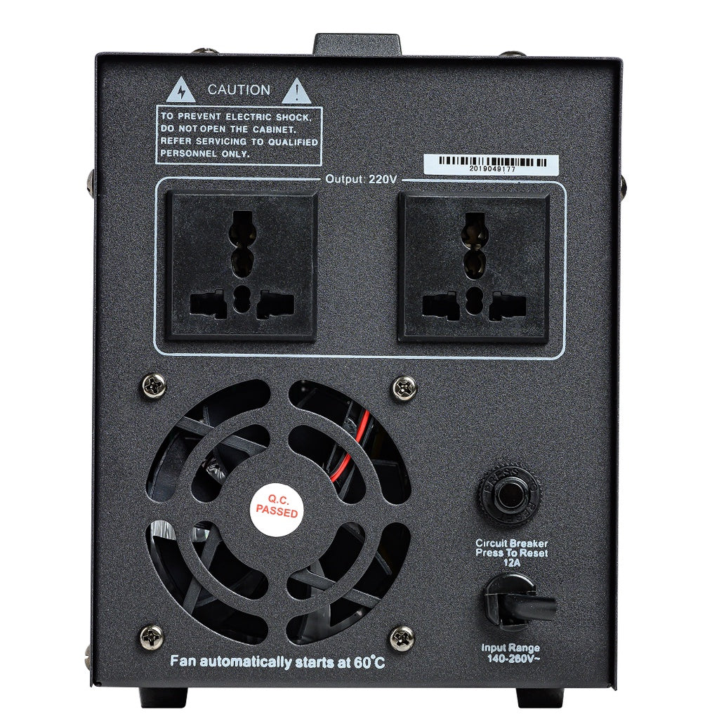 Zircon KB-Series RL 2000VA/1600W เครื่องควบคุมแรงดันไฟฟ้าอัตโนมัติและลดทอนสัญญาณรบกวนไฟฟ้า