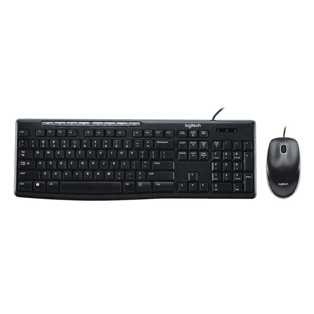 LOGITECH MK200 KEYBOARD MOUSE MEDIA DESKTOP