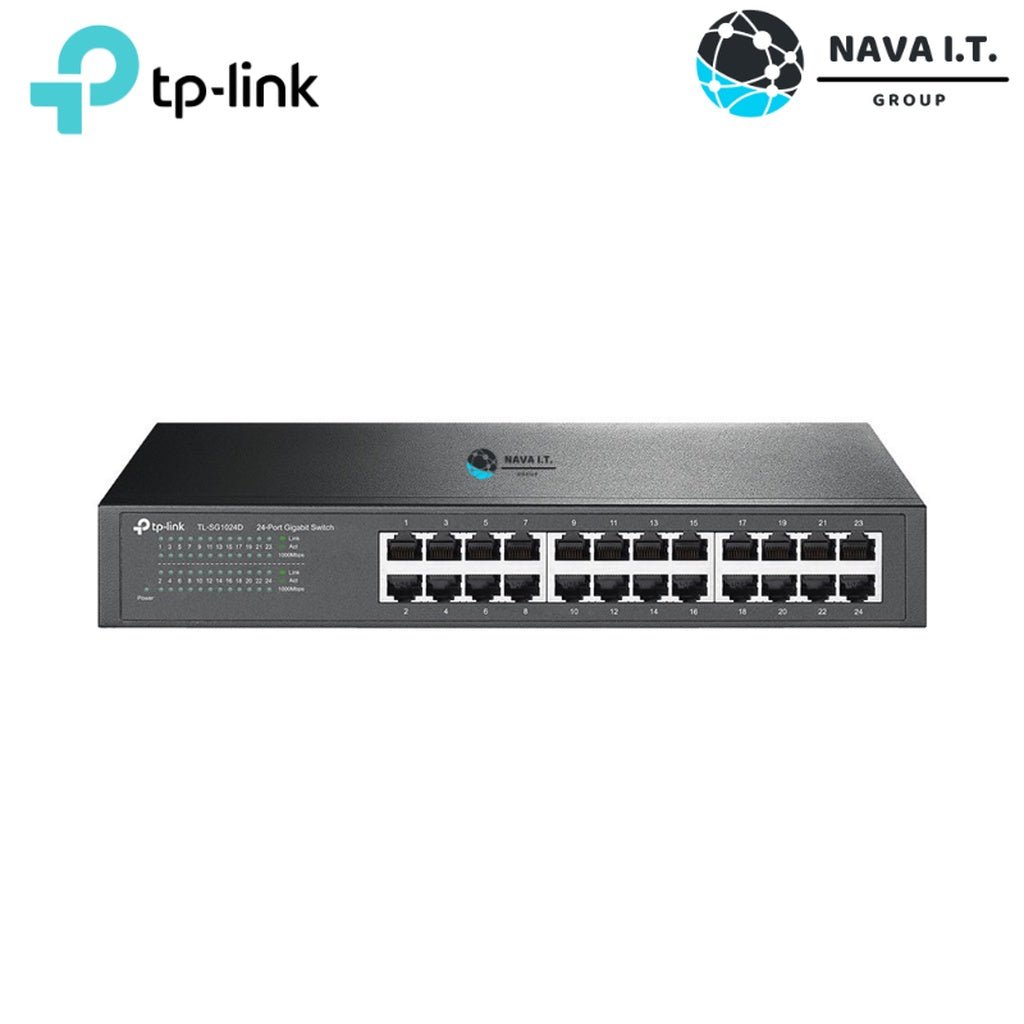 TP-LINK TL-SG1024D SWITCH HUB (สวิตซ์ฮับ) 24 PORTS GIGABIT PORT รองรับ 1000 MBS