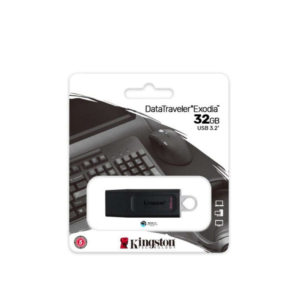 KINGSTON DTX 32GB FLASH DRIVE USB 3.2 BLACK