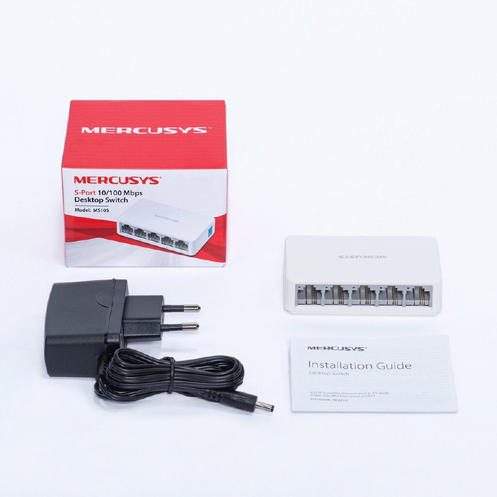 MERCUSYS MS105 5-Port 10/100Mbps Desktop Switch