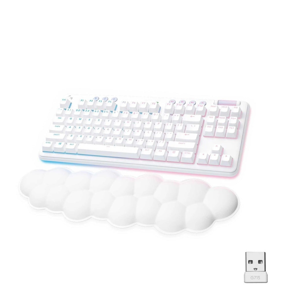 LOGITECH G715 WHITE GAMING KEYBOARD (LINEAR)