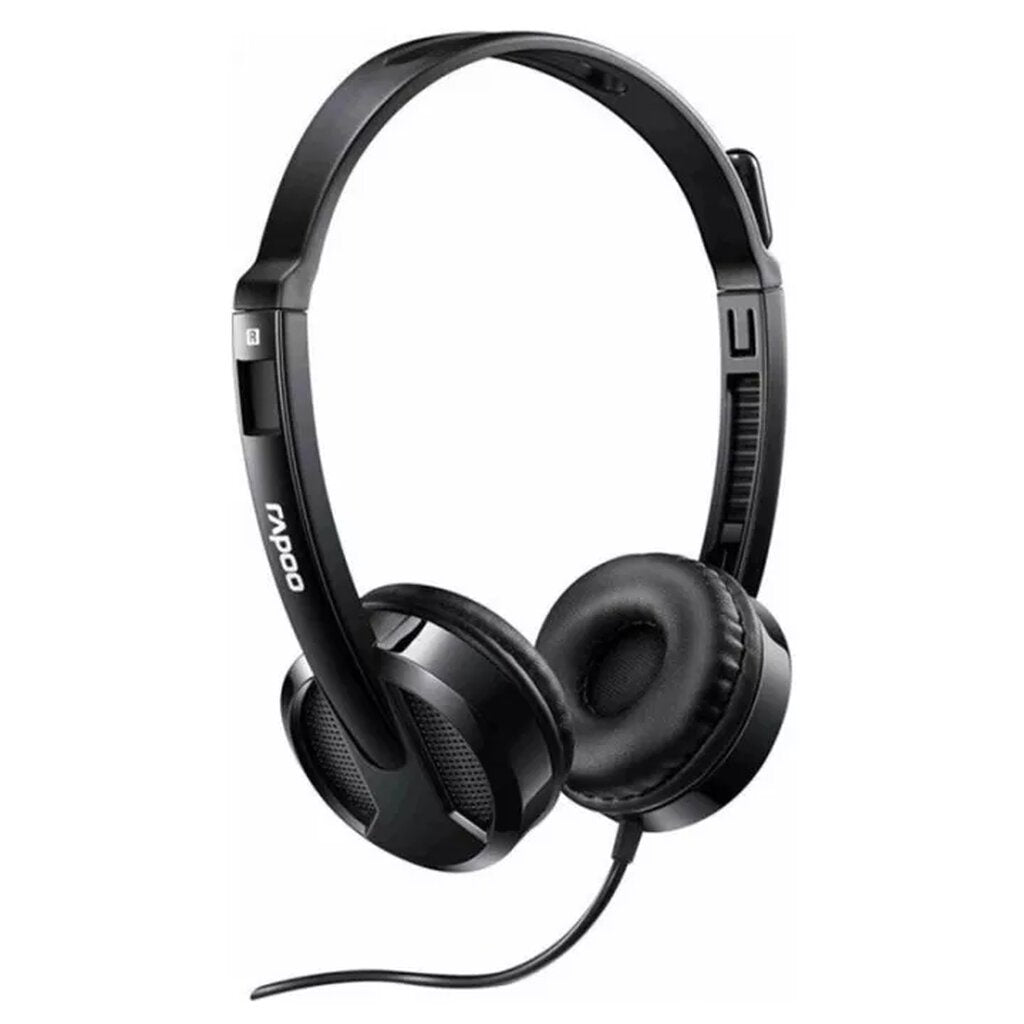 หูฟัง Rapoo H100 Plus Wired Stereo Headset เชื่อมต่อ Port 3.5 mm