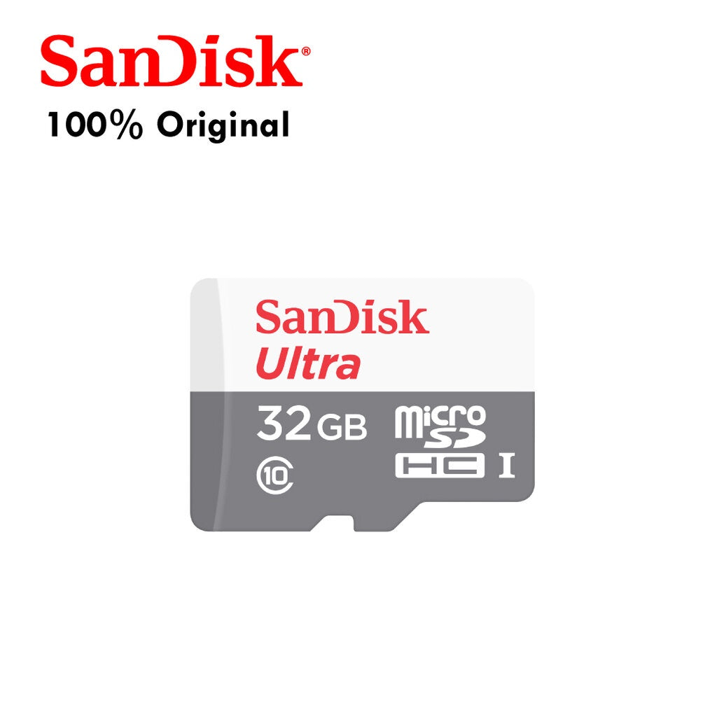 32 GB MICRO SD CARD SANDISK ULTRA SDHC CLASS 10 (SDSQUNR-032G-GN3MN)