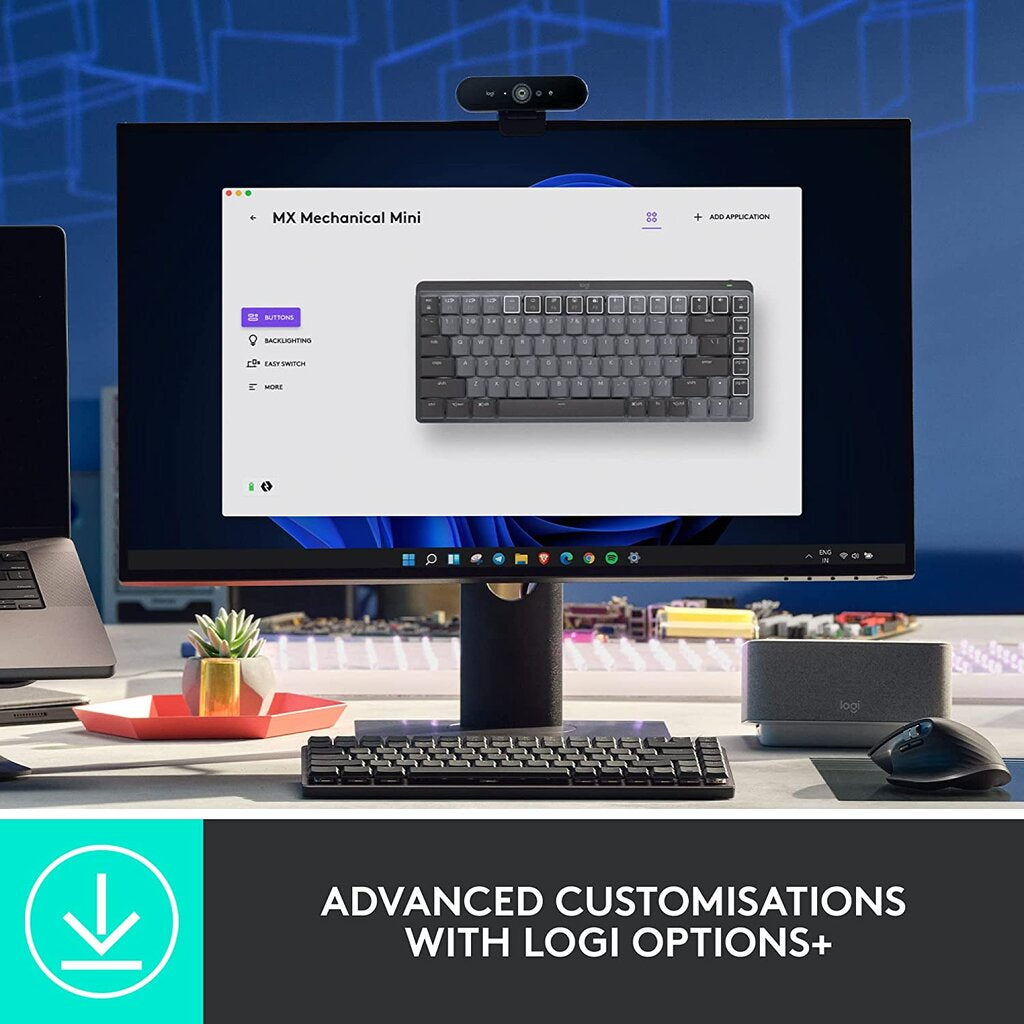 LOGITECH MX MECHANICAL MINI (EN/TH) LINEAR WIRELESS ILLUMINATED KEYBOARD