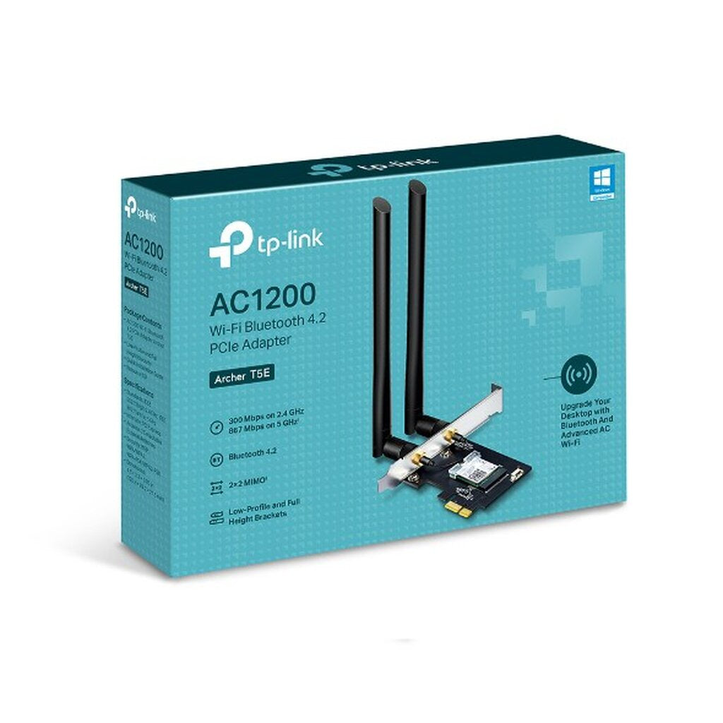 TP-LINK ARCHER-T5E WIRELESS PCIE ADAPTER (การ์ดไวไฟ) AC1200 WIFI BLUETOOTH 4.2