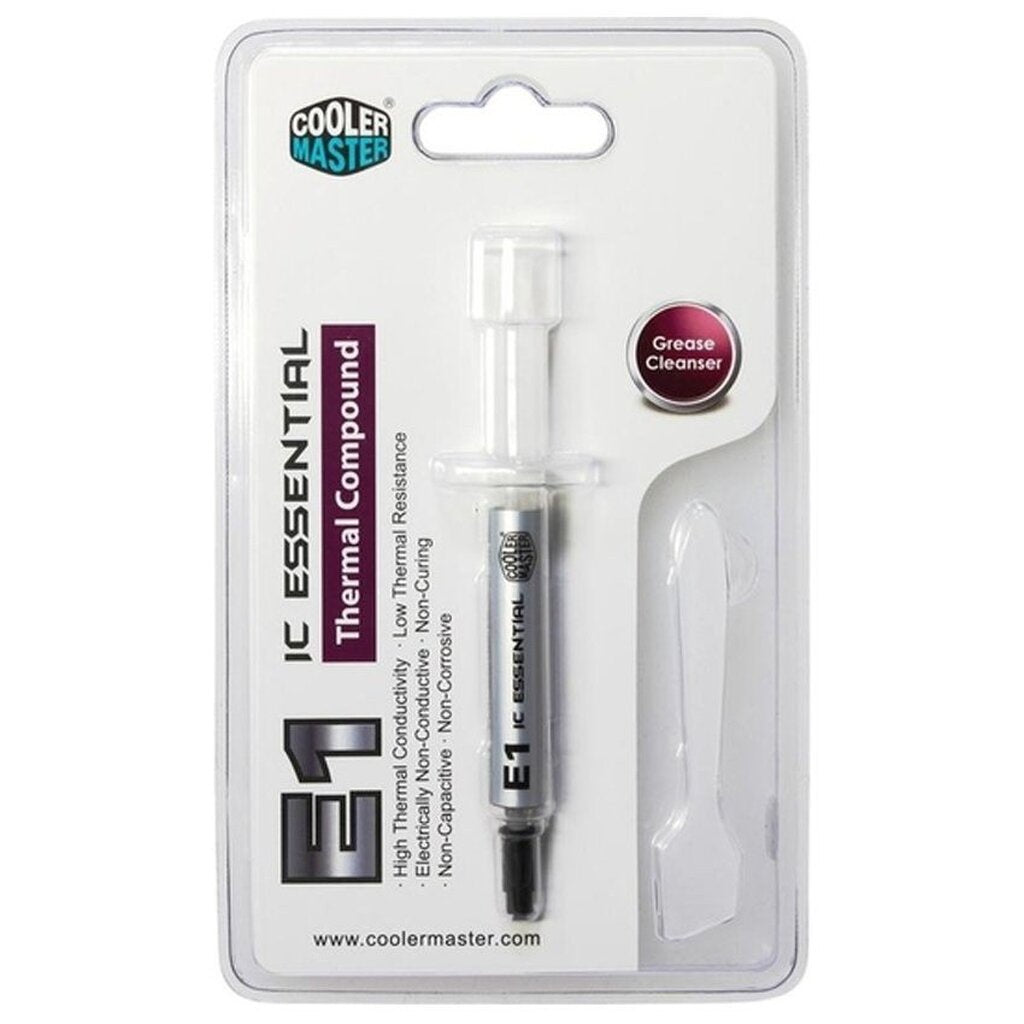 COOLER MASTER SILICONE ซิลิโคน THERMAL COMPOUND E1 IC ESSENTIAL