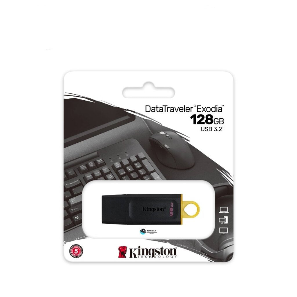 KINGSTON DTX 128GB FLASH DRIVE USB 3.2 BLACK