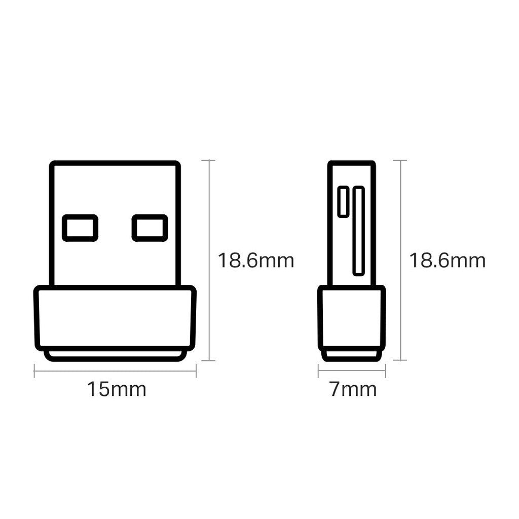 TP-LINK ARCHER T2U NANO WIRELESS USB ADAPTER AC600 DUAL BAND