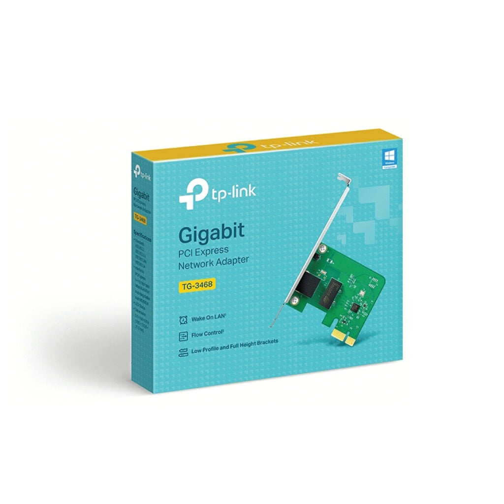 TP-LINK TG-3468 LAN CARD (การ์ดแลน) VER.4.0 PCI EXPRESS GIGABIT PORT