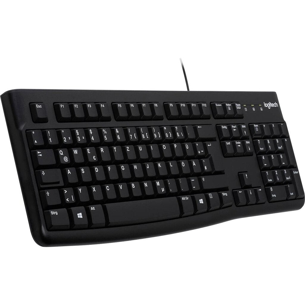 Logitech คีย์บอร์ด Keyboard (TH/EN) รุ่น K120 + B100 Logitech เมาส์ Optical USB Mouse