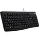 Logitech คีย์บอร์ด Keyboard (TH/EN) รุ่น K120 + B100 Logitech เมาส์ Optical USB Mouse