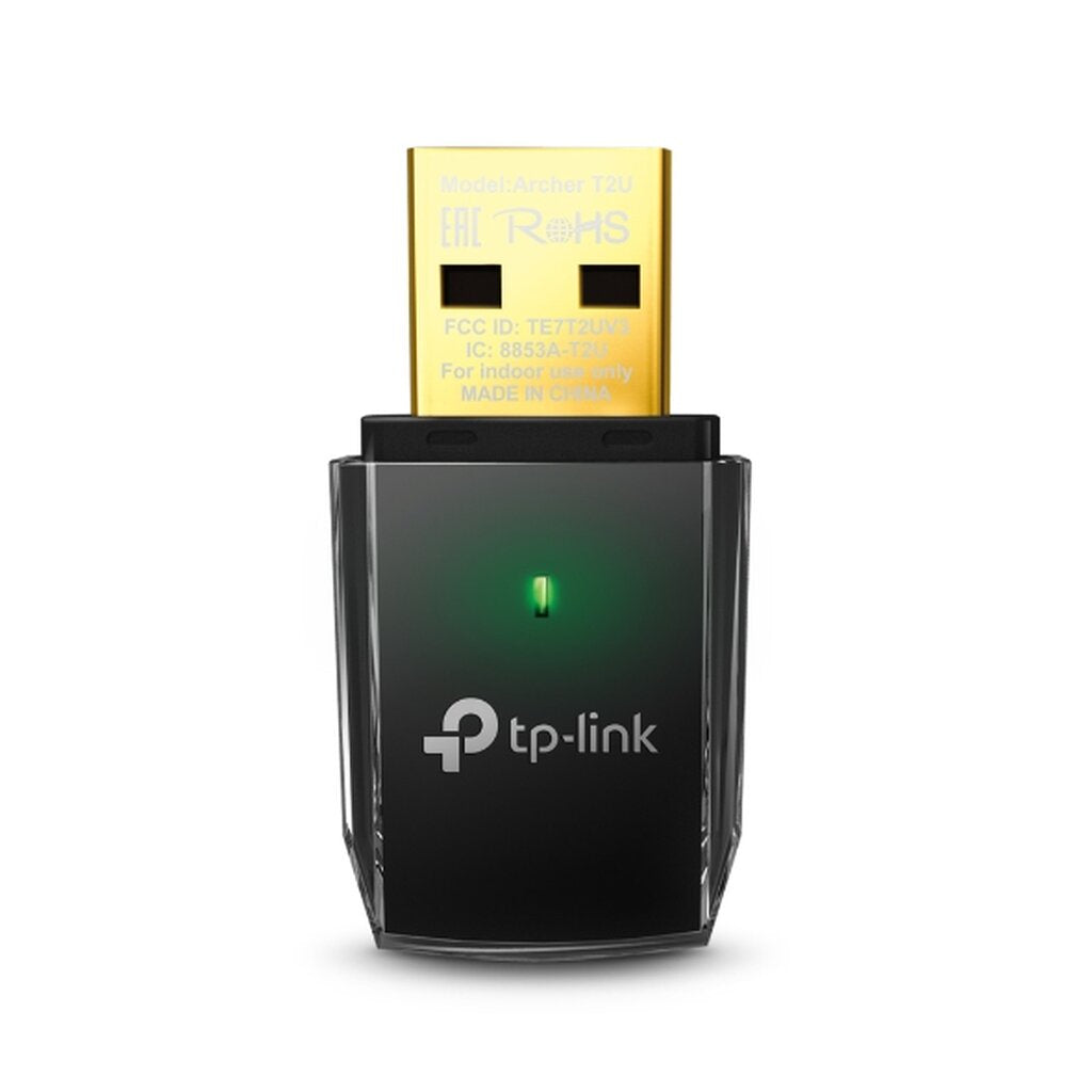 TP-LINK ARCHER T2U ยูเอสบีไวไฟ WIRELESS ADAPTER USB DUAL BAND AC600 MINI
