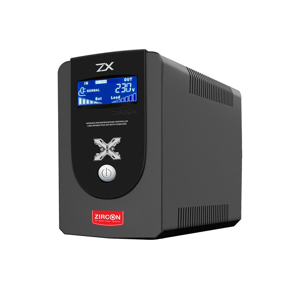 ZX 1000VA/550W UPS ZIRCON NEW 2022 เครื่องสำรองไฟ