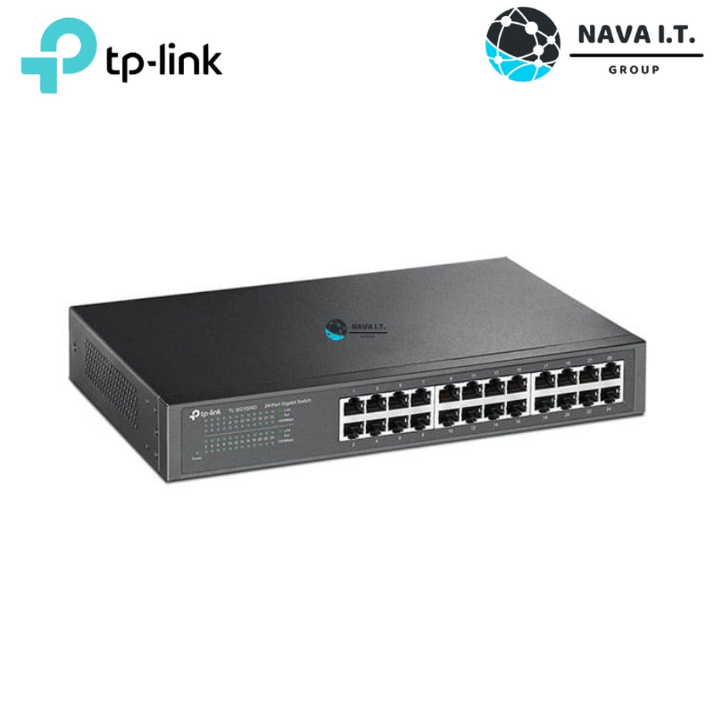 TP-LINK TL-SG1024D SWITCH HUB (สวิตซ์ฮับ) 24 PORTS GIGABIT PORT รองรับ 1000 MBS