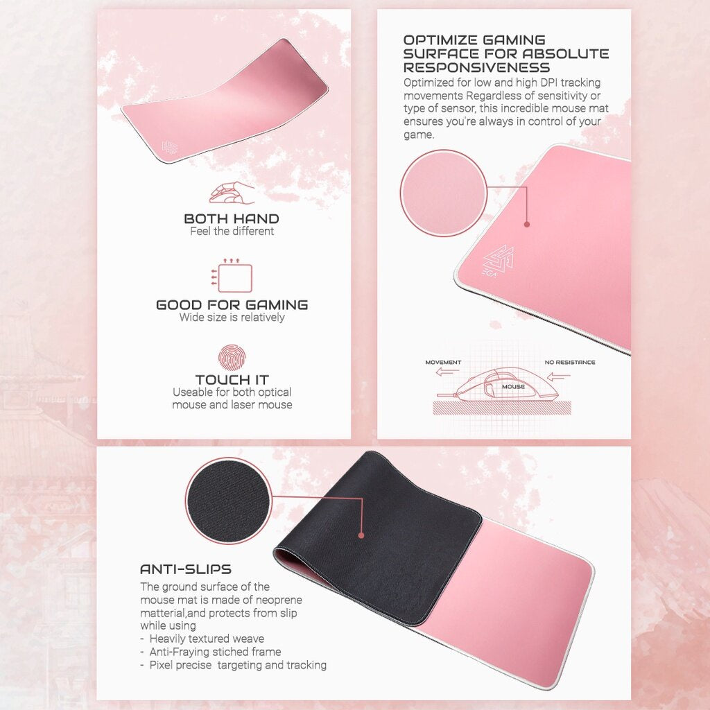 EGA TYPE MP5 MOUSE PAD PINK