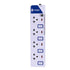 TOSHINO ET-914 ปลั๊กไฟ ปลั๊กพ่วง 4 ช่อง สายไฟยาว 3 เมตร