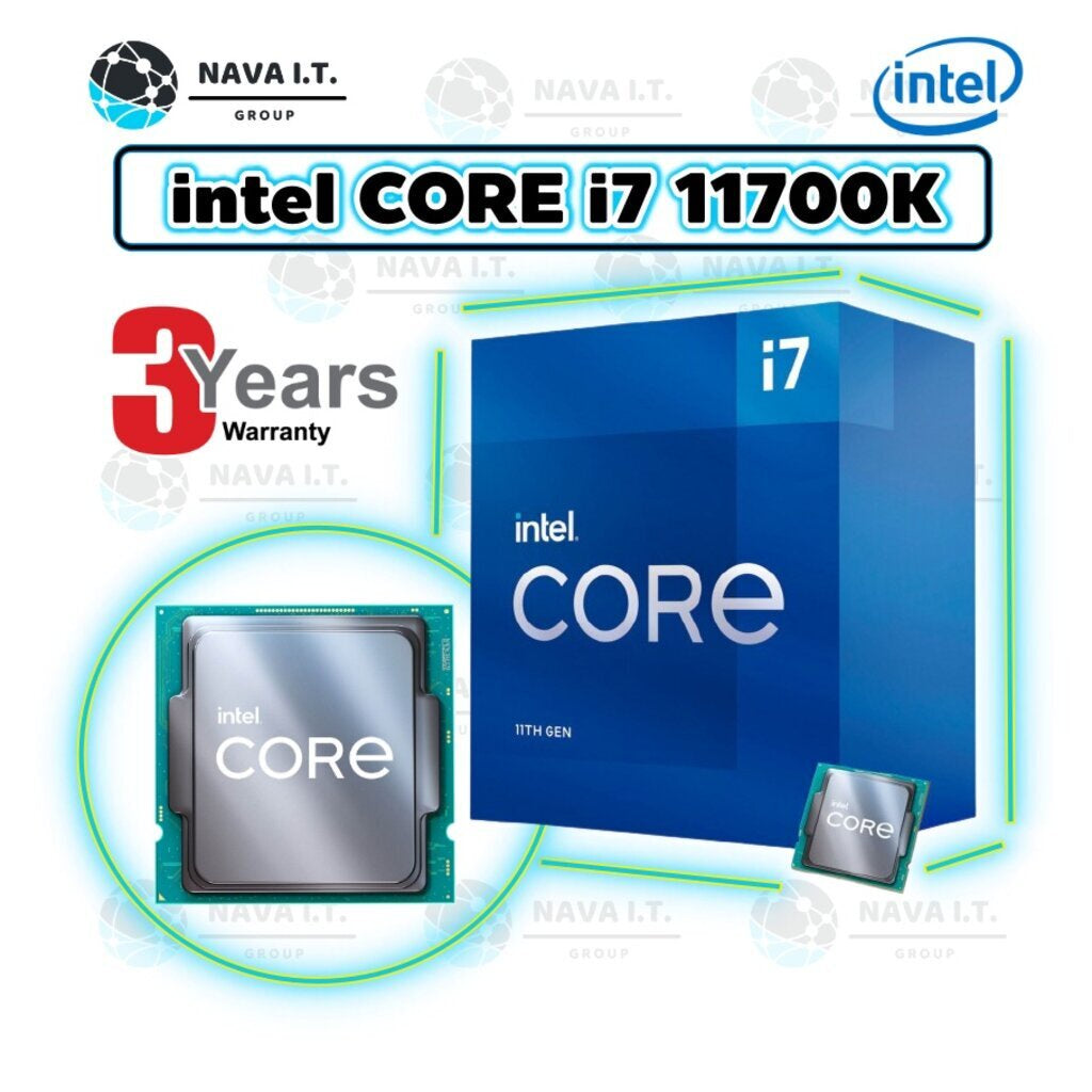 CPU (ซีพียู) 1200 INTEL CORE I7-11700K 3.6 GHz รับประกันศูนย์ 3 ปี