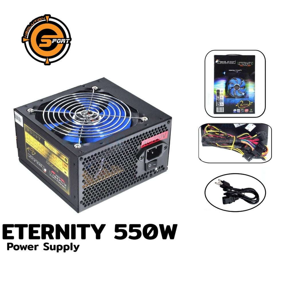 NEOLUTION E-SPORT POWER SUPPLY(พาวเวอร์ซัพพลาย) ETERNITY 550W 650W GM 700W