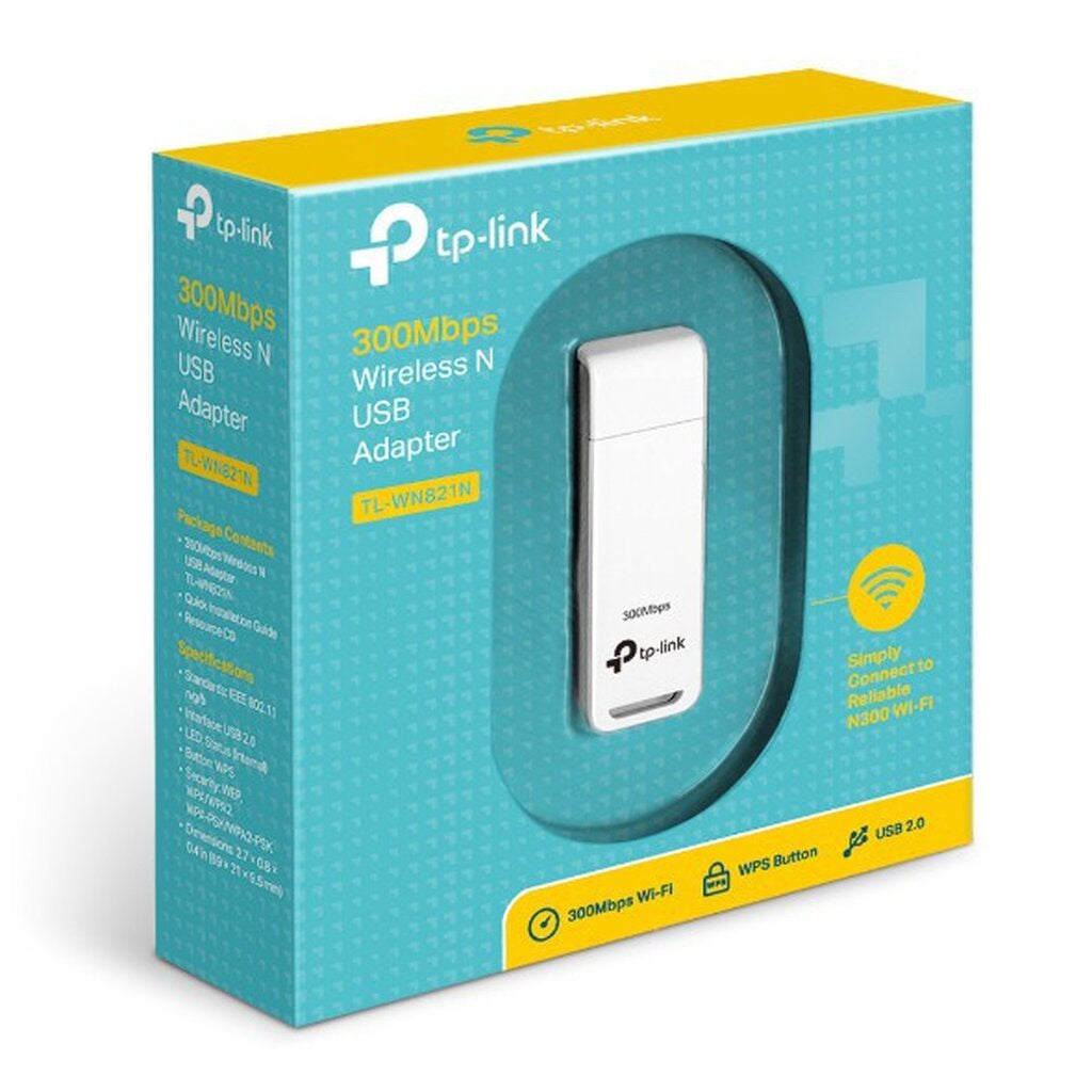 TP-LINK TL-WN821N V.6 N300 WIRELESS USB ADAPTER