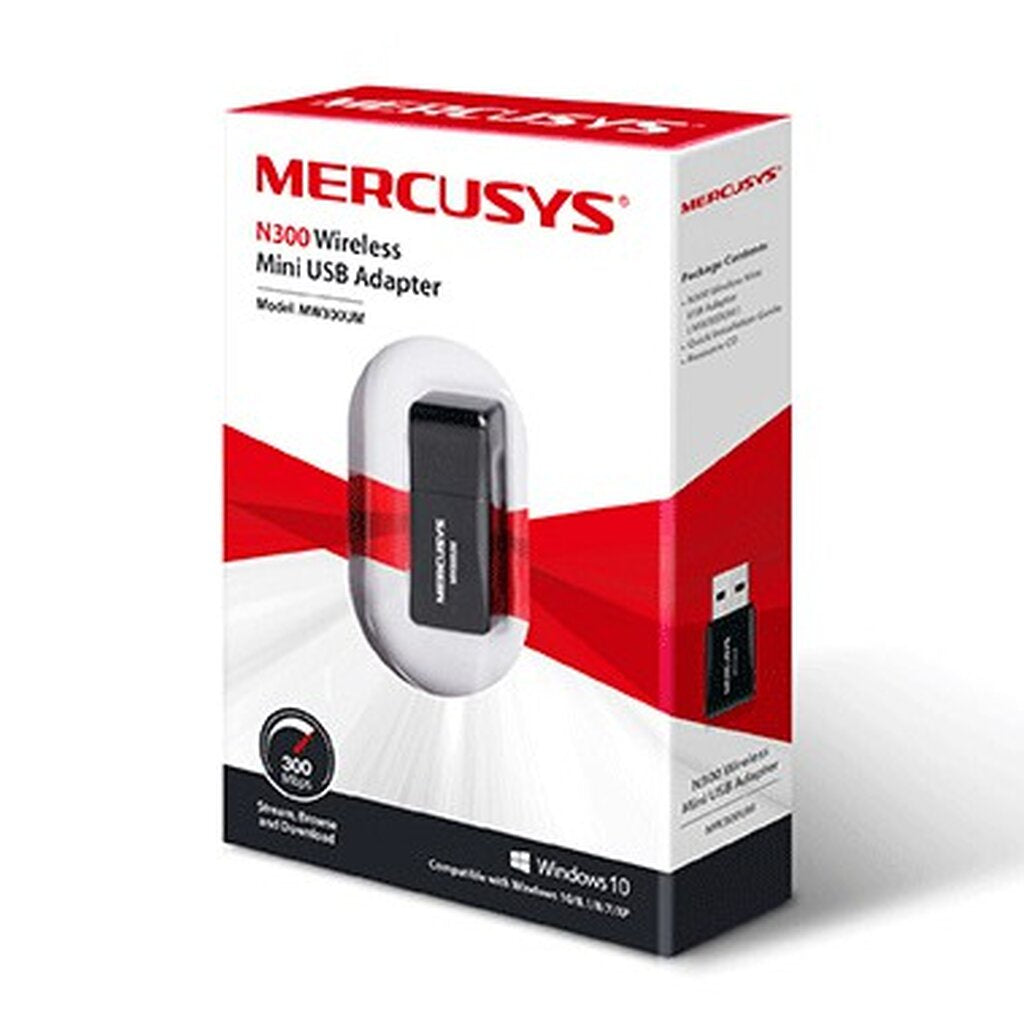 MERCUSYS MW300UM N300 WIRELESS MINI USB ADAPTER ประกัน 1ปี