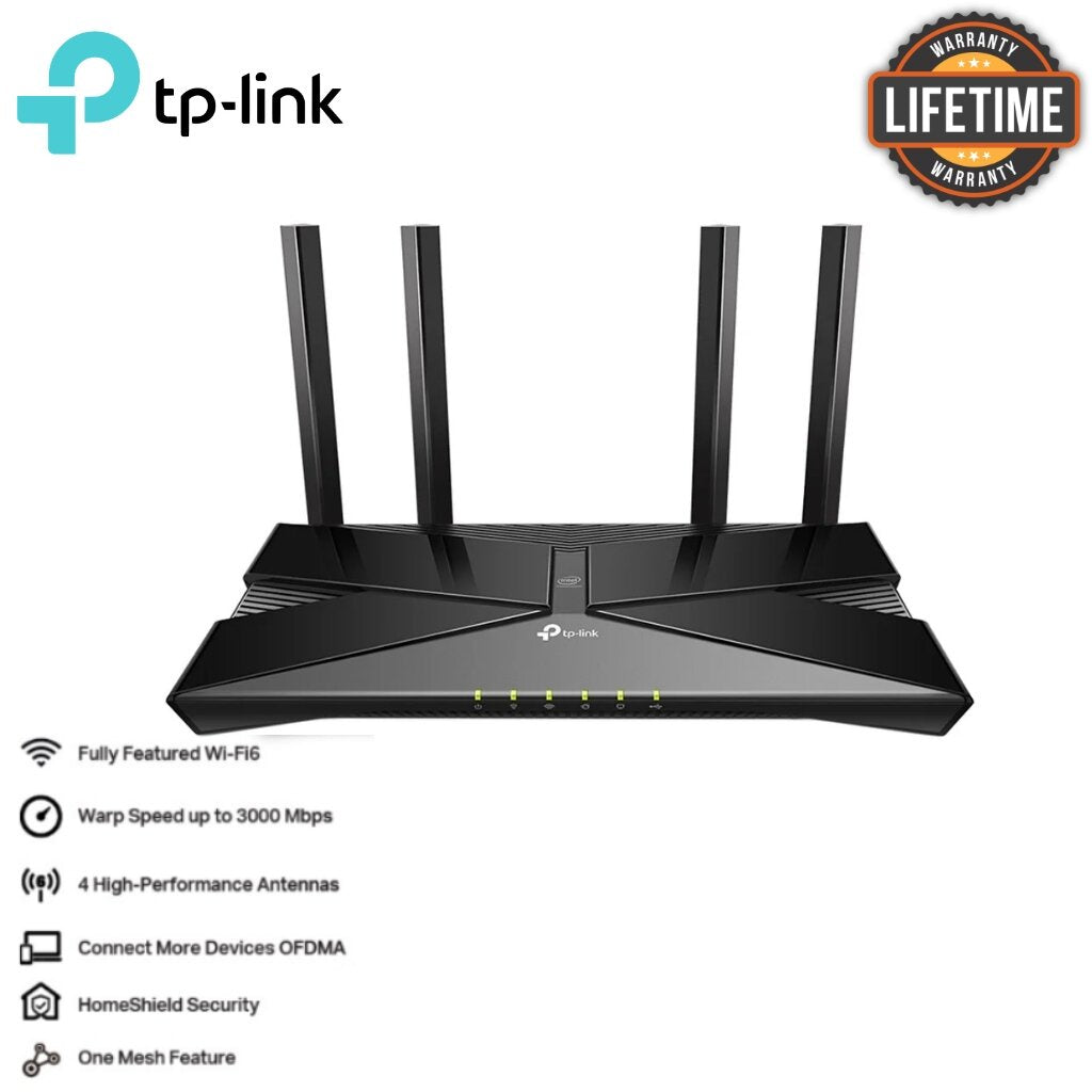 TP-LINK ARCHER AX10 / AX20 / AX50 AX1500/AX1800/AX3000 WI-FI 6 เราเตอร์ขยายสัญญาณไวไฟ