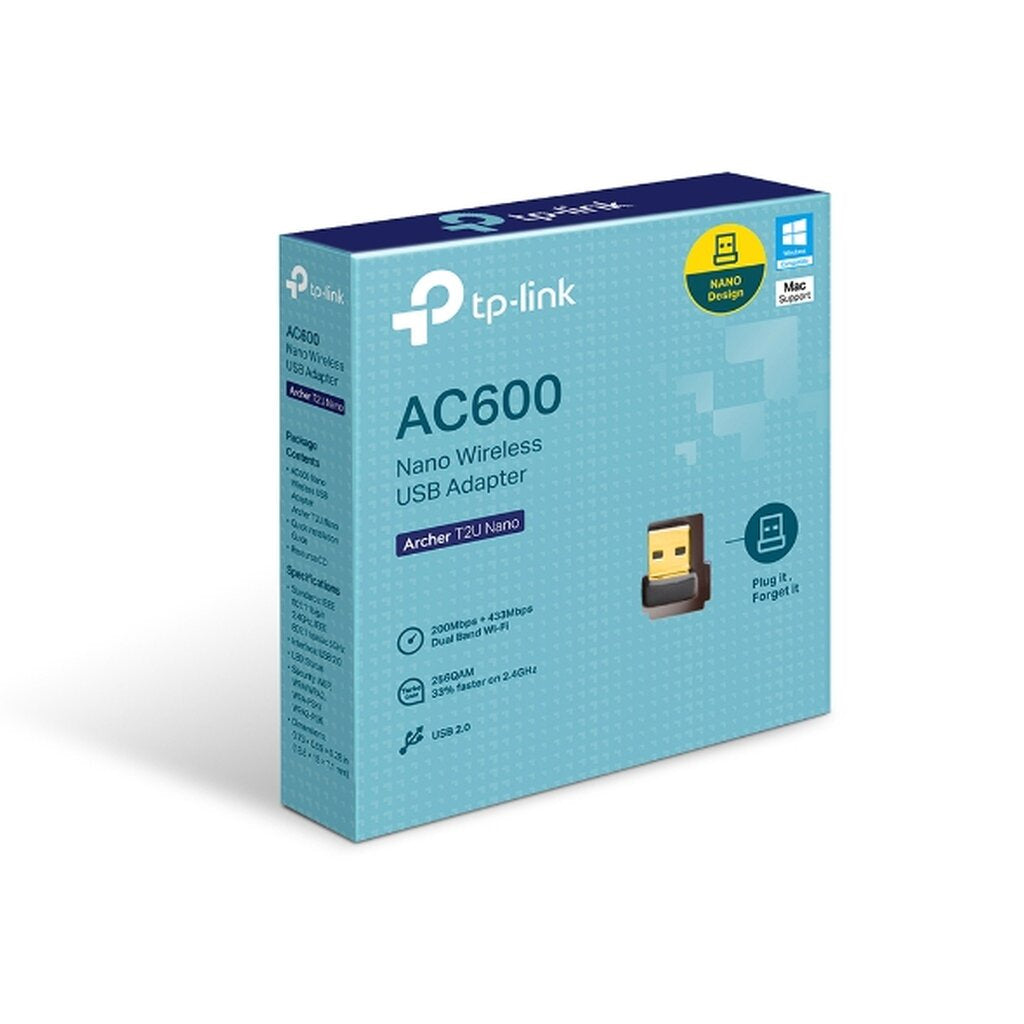 TP-LINK Archer T2U Nano Wireless USB Adapter AC600 Dual Band