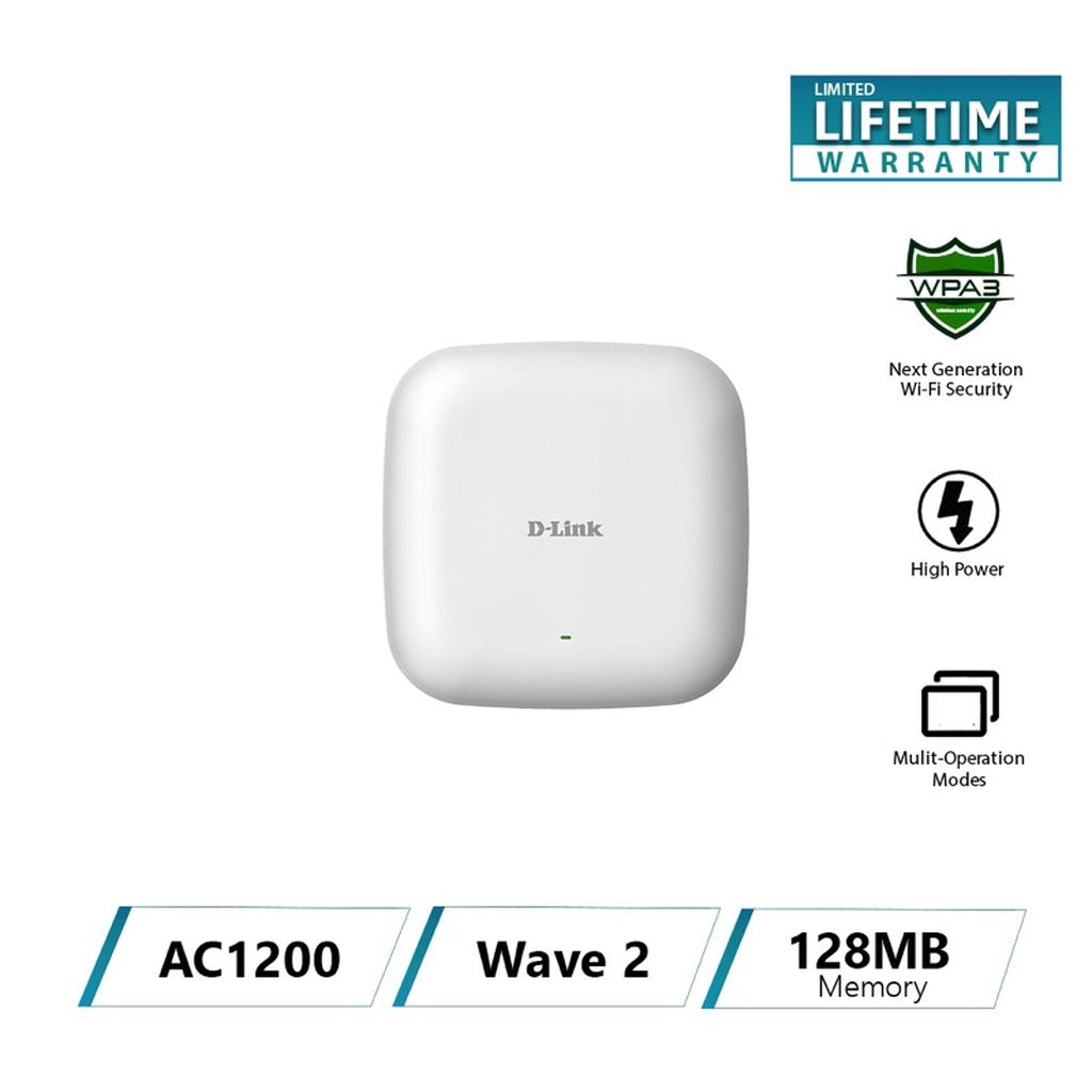 D-LINK DAP-2662 NUCLIAS CONNECT AC1200 WAVE 2 ACCESS POINT