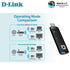 D-LINK DWA-182 DUAL BAND AC1300 HIGH GAINWIRELESS USB ADAPTER ยูเอสบีไวไฟ ประกันตลอดการใช้งาน