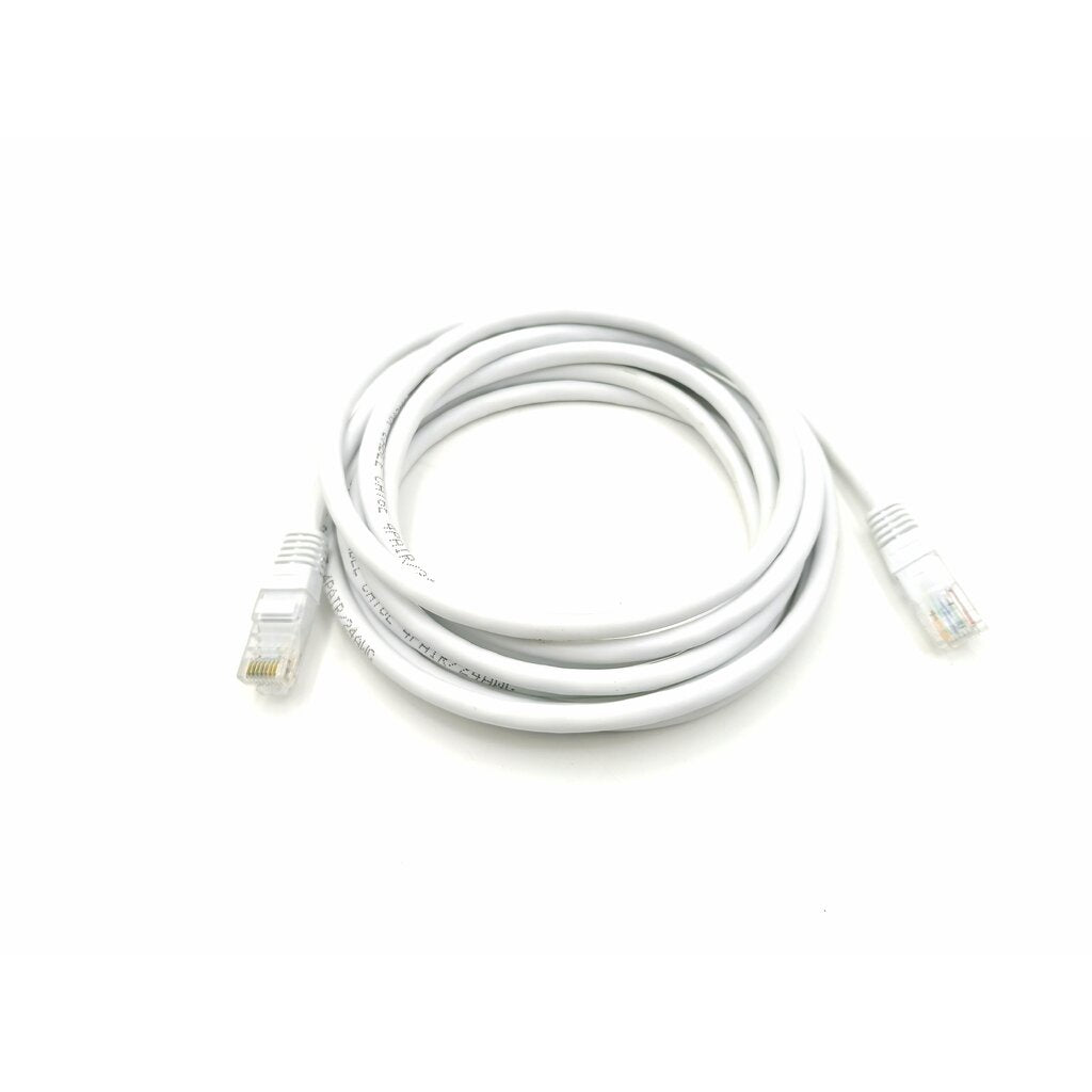 535)  สาย LAN CAT 5E สายแลนเข้าหัวสำเร็จรูป ยาว 40 เมตร สีขาว