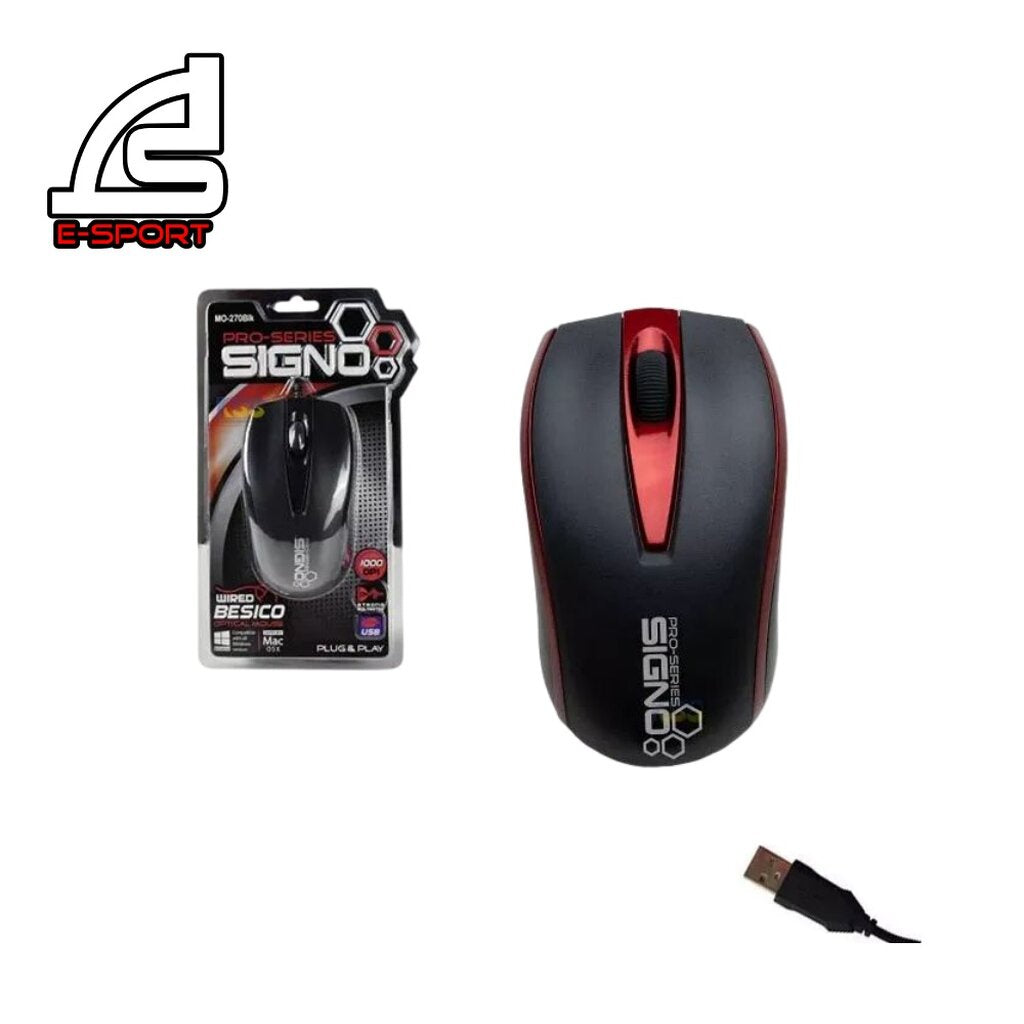 SIGNO MO-270 WIRED BESICO OPTICAL MOUSE