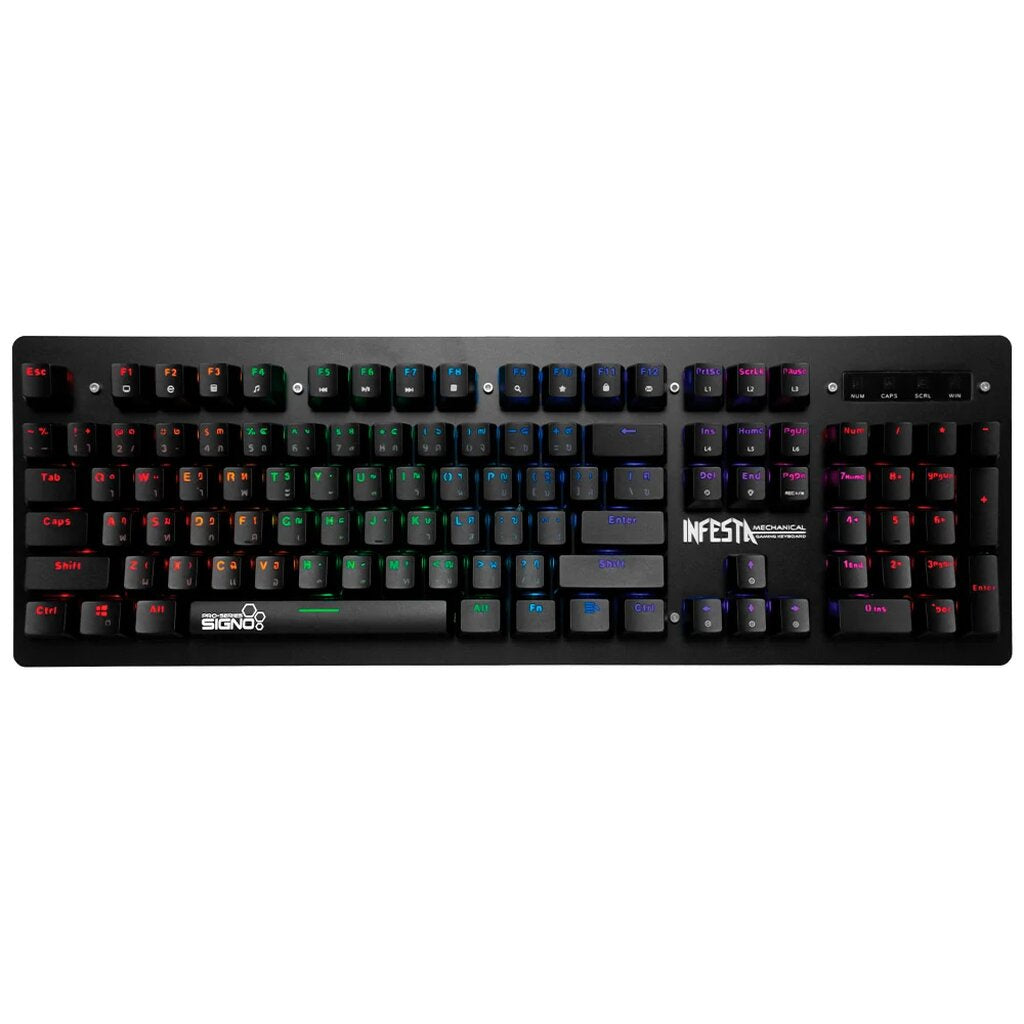 SIGNO KB-738 BLUE SWITCH MECHANICAL GAMING KEYBOARD