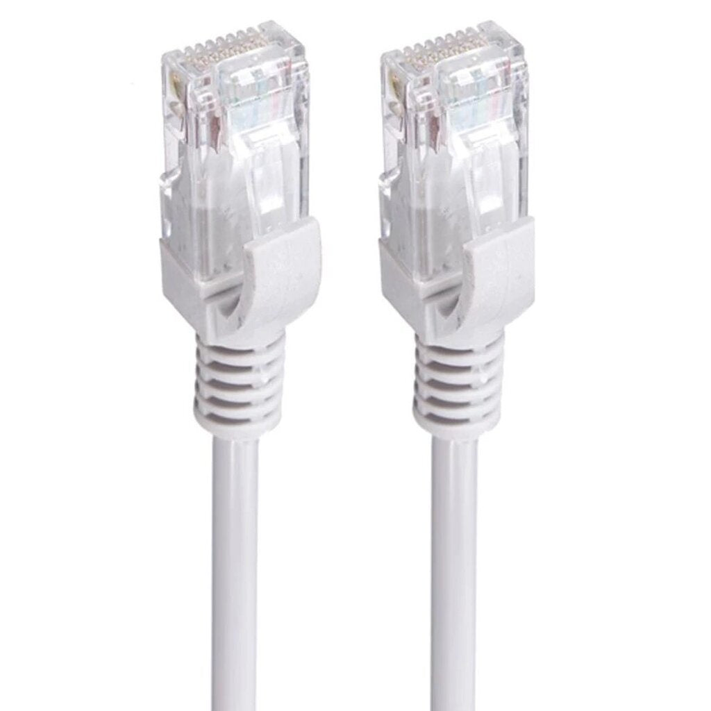 535)  สาย LAN CAT 5E สายแลนเข้าหัวสำเร็จรูป ยาว 40 เมตร สีขาว