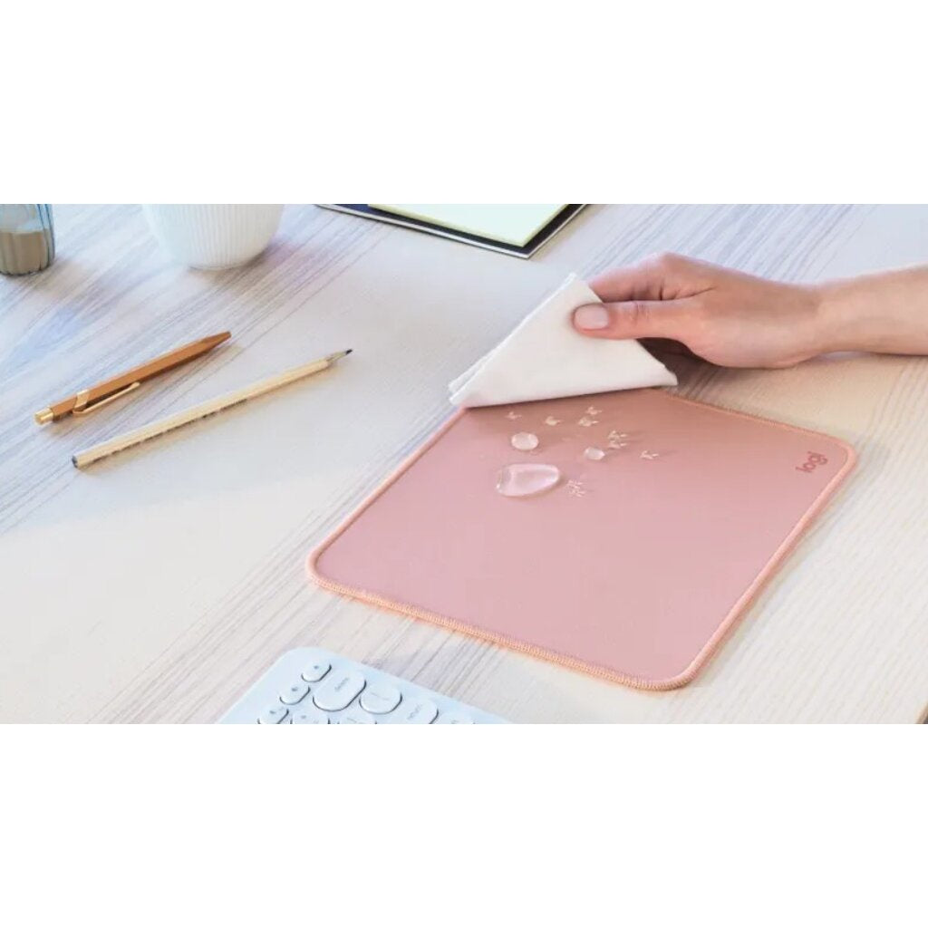 LOGITECH MOUSE PAD STUDIO SERIES ROSE แผ่นรองเมาส์