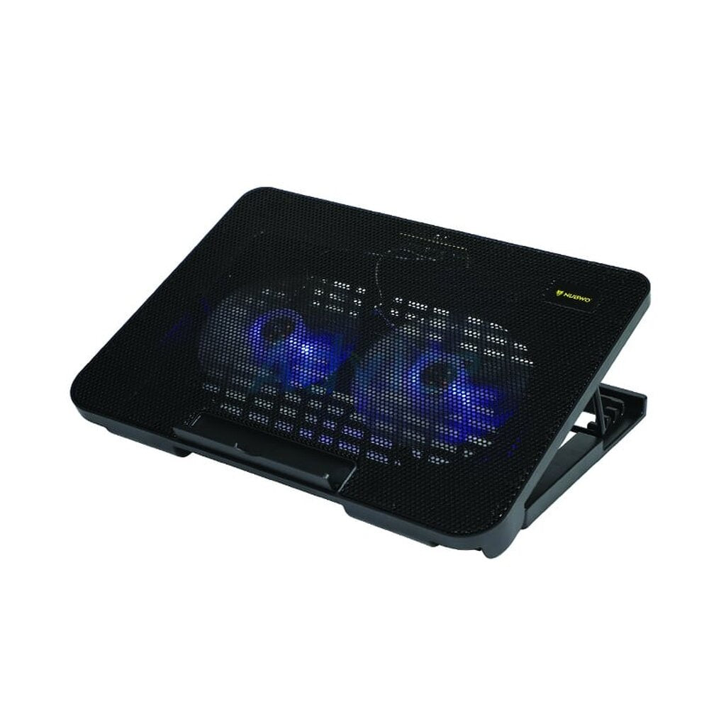 NUBWO SHIRON NF-211 พัดลมโน๊ตบุ๊ค 2ใบพัด BLACK ปรับระดับความสูงได้