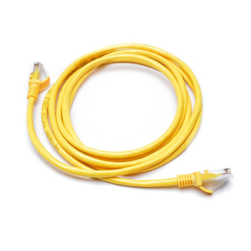 NAVA IT สาย LAN CAT 5E สายแลนเข้าหัวสำเร็จรูป ยาว 20 เมตร สีเหลือง