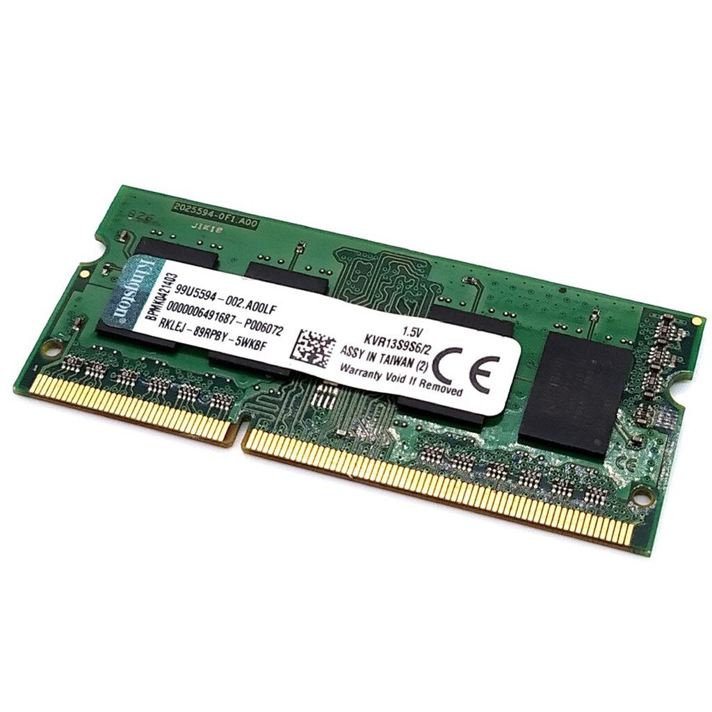 Kingston Technology ValueRAM 2GB 1333MHz DDR3 Non-ECC CL9 SODIMM SR X16 KVR13S9S6/2
