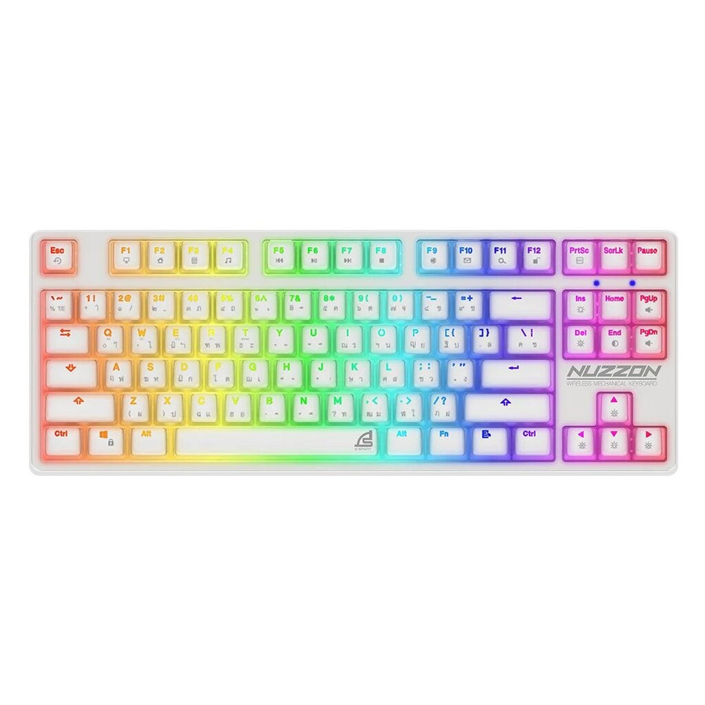 Keyboard SIGNO KB-751W WHITE (BLUE SWITCH) Wireless Gaming