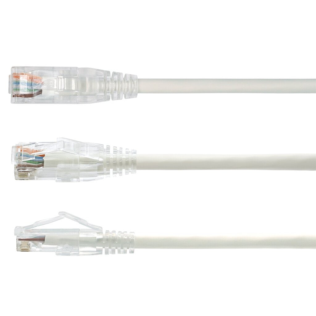 535)  สาย LAN CAT 5E สายแลนเข้าหัวสำเร็จรูป ยาว 40 เมตร สีขาว